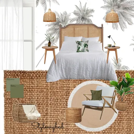 Palmy night Interior Design Mood Board by stylemybed on Style Sourcebook