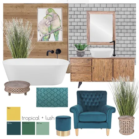 Tropical + lush Interior Design Mood Board by Katodesign_ on Style Sourcebook