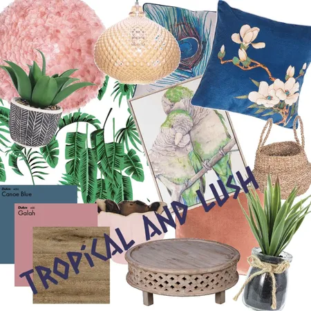 Tropical and Lush #tropicaldecor Interior Design Mood Board by abstersutton on Style Sourcebook