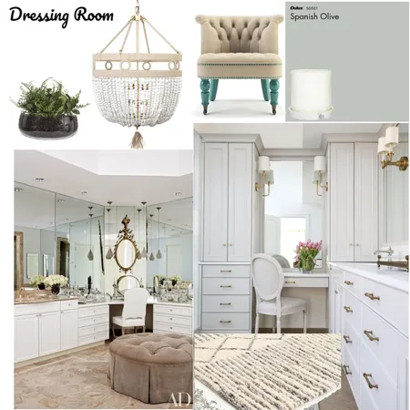 Edwina Dressing Room Interior Design Mood Board by Tracylee on Style Sourcebook