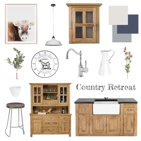 Country Retreat Interior Design Mood Board by KateAlen on Style Sourcebook
