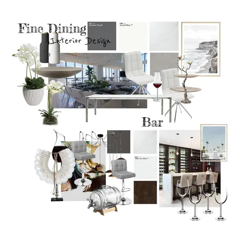Fine Dining Interior Design Mood Board by ElishaCelis on Style Sourcebook