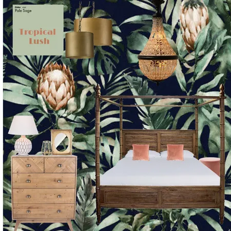 Tropical Luxe Interior Design Mood Board by kimsav on Style Sourcebook