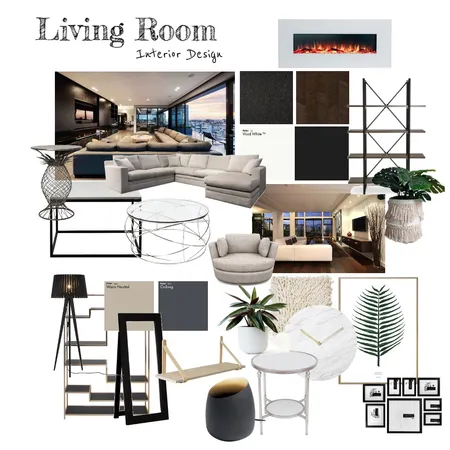 Living Room Interior Design Mood Board by ElishaCelis on Style Sourcebook