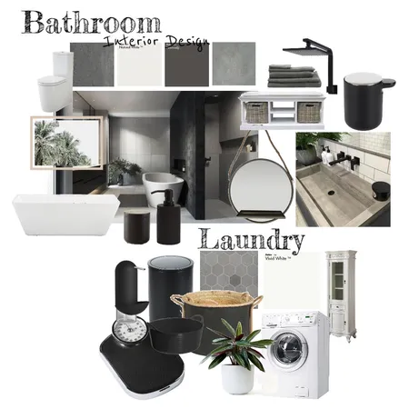 Bathroom &amp; Laundry Interior Design Mood Board by ElishaCelis on Style Sourcebook