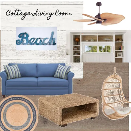 Cottage Living room Interior Design Mood Board by jodikravetsky on Style Sourcebook