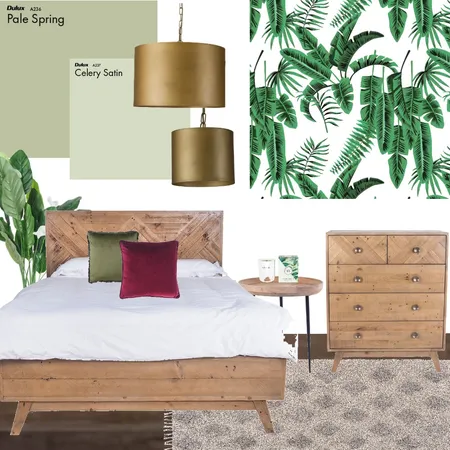 Tropical Bedroom Interior Design Mood Board by Sqwelshy on Style Sourcebook