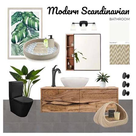 Modern Scandinavian Bathroom Interior Design Mood Board by unicatheunicorn on Style Sourcebook