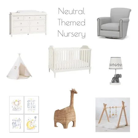 Neutral Baby Nursery Interior Design Mood Board by ctoldo12 on Style Sourcebook