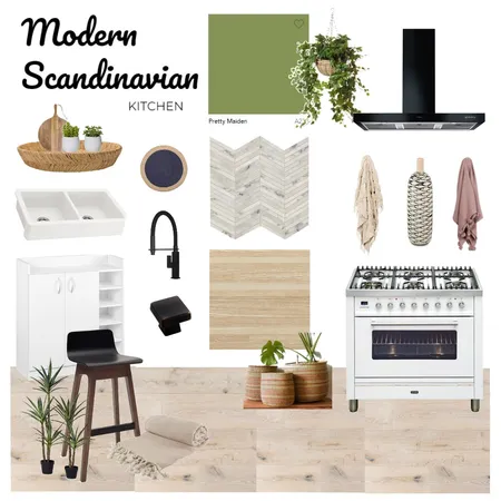 Modern Scandinavian Kitchen Interior Design Mood Board by unicatheunicorn on Style Sourcebook