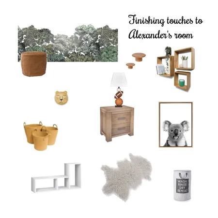 ALEXANDERS ROOM FINISHING TOUCHES Interior Design Mood Board by Jennypark on Style Sourcebook