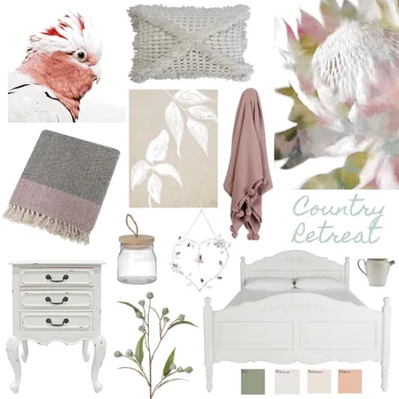 Country Retreat Interior Design Mood Board by bindeebel on Style Sourcebook