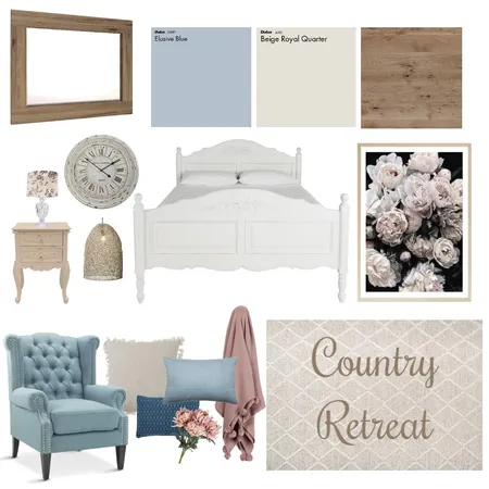 Country Retreat Interior Design Mood Board by aderickx on Style Sourcebook