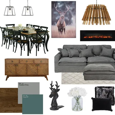 Country Retreat Living Dining Interior Design Mood Board by Kayla.Garder on Style Sourcebook