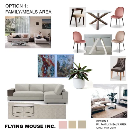 Opt 1- Family/Meals area Interior Design Mood Board by Flyingmouse inc on Style Sourcebook