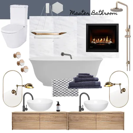 Master bathroom Interior Design Mood Board by Becduncs on Style Sourcebook