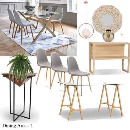 Katlehong Renos - Dining Area - Draft 1 Interior Design Mood Board by Paballo on Style Sourcebook