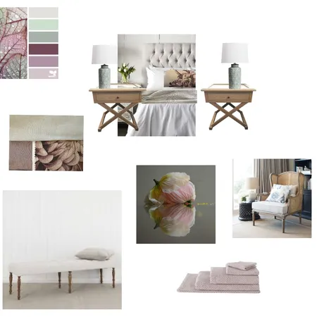Mallory Master Bedroom Interior Design Mood Board by lizmontgomery on Style Sourcebook
