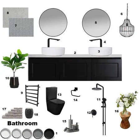 Bathroom Interior Design Mood Board by laurelle on Style Sourcebook