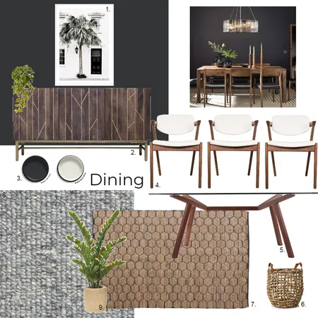 Assignment 10 - dining Interior Design Mood Board by gemmac on Style Sourcebook
