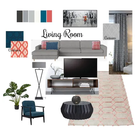 Living Room Interior Design Mood Board by NAghayan on Style Sourcebook