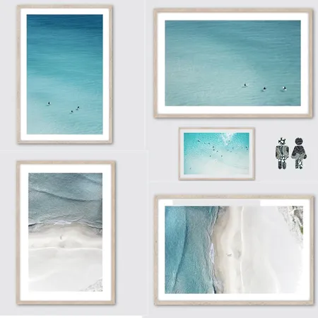 Inspiration plage cadres aqua SDB Interior Design Mood Board by GAM31 on Style Sourcebook