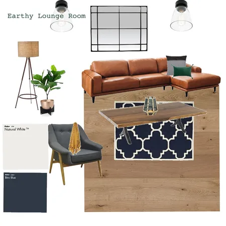 Earthy Relaxed lounge Room Interior Design Mood Board by nicole_t on Style Sourcebook