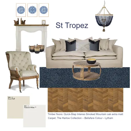 St Tropez Interior Design Mood Board by Karine on Style Sourcebook