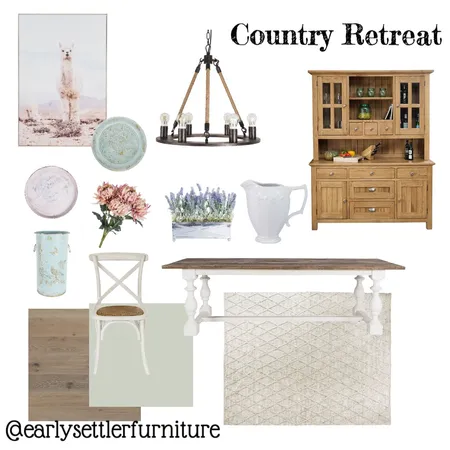 Country Retreat Interior Design Mood Board by penny.lane.2 on Style Sourcebook