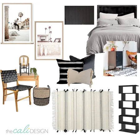 Max's Bedroom Option 1 Interior Design Mood Board by The Cali Design  on Style Sourcebook