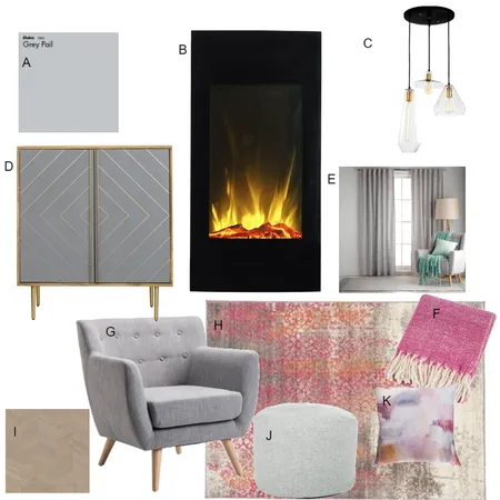 fireplace Interior Design Mood Board by LEAHM on Style Sourcebook
