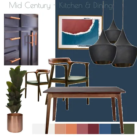 MCM kitchen Interior Design Mood Board by Oleander & Finch Interiors on Style Sourcebook