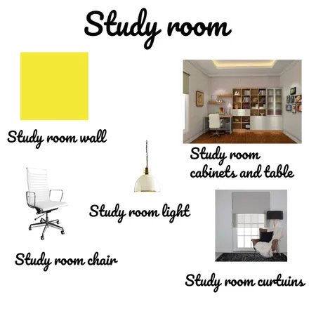 Study room mood board Interior Design Mood Board by ryan on Style Sourcebook