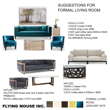 Suggestions: formal room Interior Design Mood Board by Flyingmouse inc on Style Sourcebook