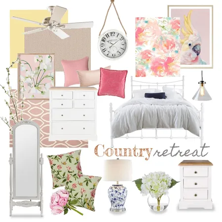 Country Retreat Interior Design Mood Board by idesequera on Style Sourcebook