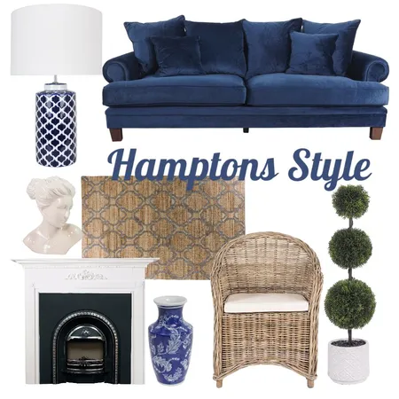 Hamptons Style Interior Design Mood Board by abstersutton on Style Sourcebook