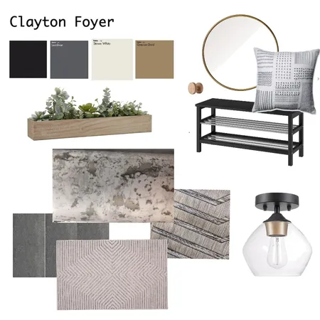 Clayton Foyer Interior Design Mood Board by Aline on Style Sourcebook