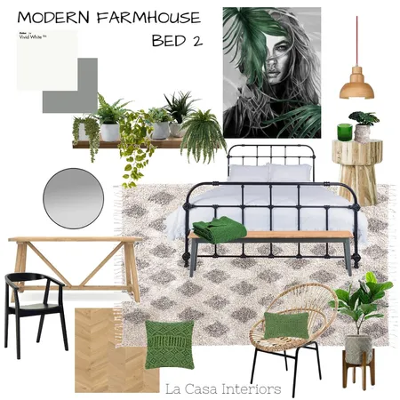 Farmhouse Bed 2 Interior Design Mood Board by Casa & Co Interiors on Style Sourcebook