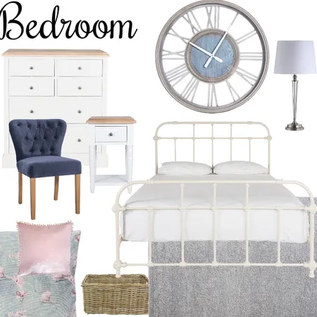 Hamptons Bedroom Interior Design Mood Board by sharna on Style Sourcebook