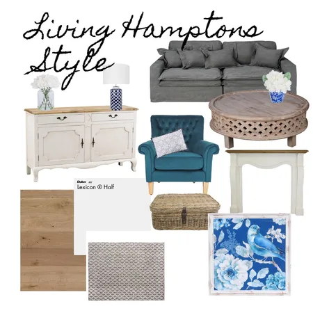 Hamptons Style Interior Design Mood Board by torr21 on Style Sourcebook