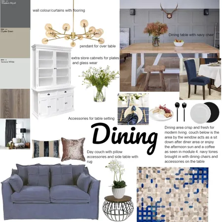 dining Interior Design Mood Board by jenniferblake on Style Sourcebook