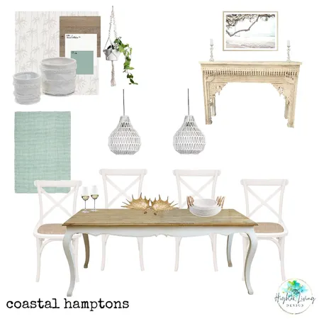 Coastal Feels Dining Interior Design Mood Board by HigherLivingDesign on Style Sourcebook