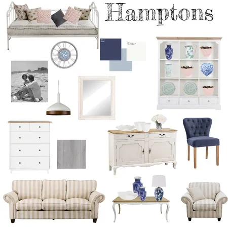 Hamptons Interior Design Mood Board by tamarapedler on Style Sourcebook