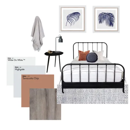 Bedroom blues Interior Design Mood Board by Moody Aesthetic Interiors on Style Sourcebook