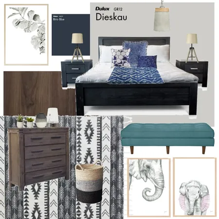 Main Bedroom Interior Design Mood Board by kelseawall on Style Sourcebook