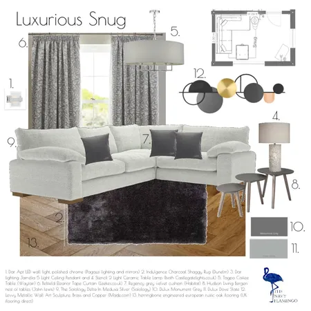 Module 9 - snug Interior Design Mood Board by TheNavyFlamingo on Style Sourcebook