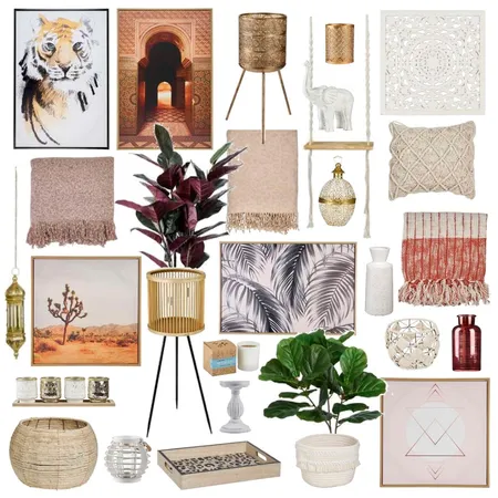 Spotlight desert rose Interior Design Mood Board by Thediydecorator on Style Sourcebook