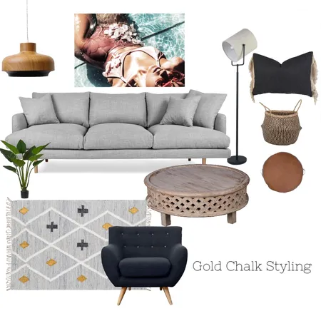 Relaxed Living Interior Design Mood Board by Kylie Tyrrell on Style Sourcebook