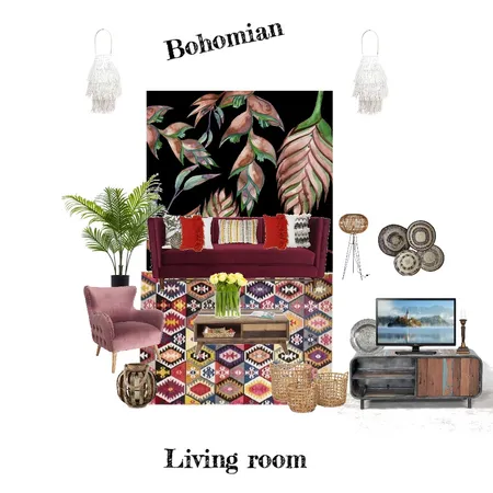 BOHO Interior Design Mood Board by Rahel on Style Sourcebook