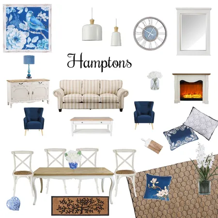 Hamptons Interior Design Mood Board by Manadalil on Style Sourcebook